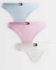 Tommy Hilfiger Tommy Hilfiger Heritage 3 pack bikini briefs in pink/white/blue-Multi - 1