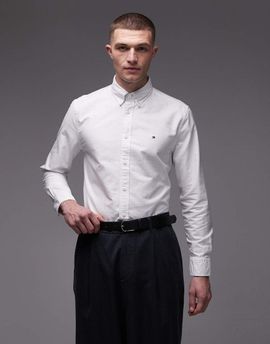 Tommy Hilfiger Tommy Hilfiger Heritage Oxford shirt in white