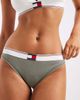 Tommy Hilfiger Tommy Hilfiger Heritage varsity rib bikini brief in khaki-Green - 1