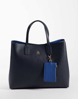 Tommy Hilfiger Tommy Hilfiger Icon satchel with card holder in navy
