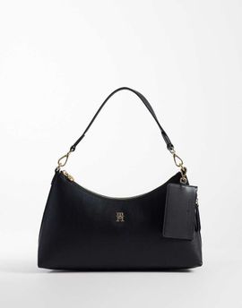 Tommy Hilfiger Tommy Hilfiger Icon shoulder bag with card holder in black