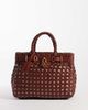 Tommy Hilfiger Tommy Hilfiger icon woven mini tote in tan-Brown - 1