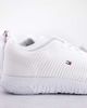 Tommy Hilfiger Tommy Hilfiger knit runner sneakers with small flag logo in white - 4
