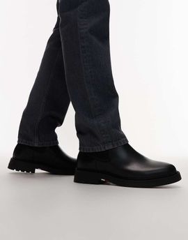 Tommy Hilfiger Tommy Hilfiger leather comfort chelsea boots in black