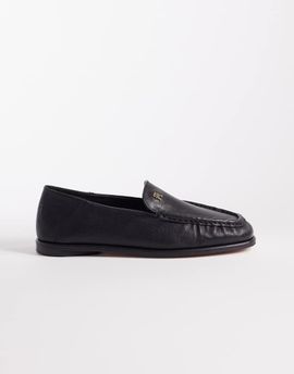 Tommy Hilfiger Tommy Hilfiger leather loafers with soft foldable heels in black