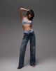 Tommy Hilfiger Tommy Hilfiger logo bralette in washed blue - 4
