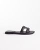 Tommy Hilfiger Tommy Hilfiger logo strap sandals in black - 1