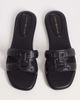 Tommy Hilfiger Tommy Hilfiger logo strap sandals in black - 2
