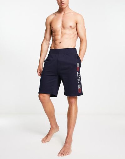 Tommy Hilfiger Tommy Hilfiger loungewear shorts in navy - part of a set