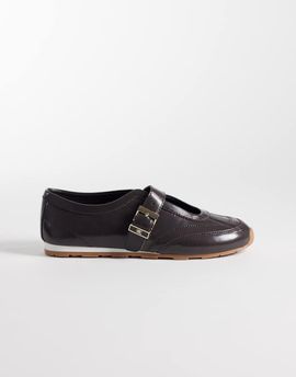 Tommy Hilfiger Tommy Hilfiger mary jane ballet flat sneakers in brown