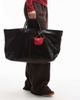 Tommy Hilfiger Tommy Hilfiger mini tote pouch bag charm in red - 3