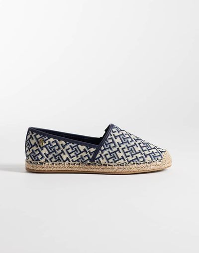 Tommy Hilfiger Tommy Hilfiger monogrammed jacquard espadrilles in navy