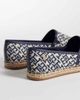 Tommy Hilfiger Tommy Hilfiger monogrammed jacquard espadrilles in navy - 4