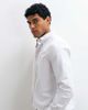 Tommy Hilfiger Tommy Hilfiger oxford shirt in taupe stripe-White - 3