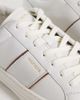 Tommy Hilfiger Tommy Hilfiger park real premium leather sneakers in white - 3