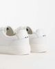 Tommy Hilfiger Tommy Hilfiger park real premium leather sneakers in white - 4