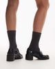 Tommy Hilfiger Tommy Hilfiger patent heeled penny loafers in navy-Blue - 2