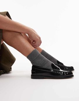 Tommy Hilfiger Tommy Hilfiger Penny leather loafers in black