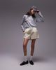 Tommy Hilfiger Tommy Hilfiger poplin boxer shorts in butter yellow stripe - 1