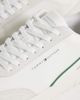 Tommy Hilfiger Tommy Hilfiger premium leather / suede basket sneakers in ecru-White - 4