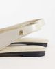 Tommy Hilfiger Tommy Hilfiger premium leather slingback pumps in ecru-White - 3
