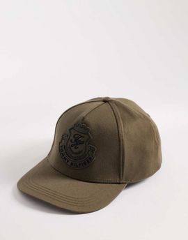 Tommy Hilfiger Tommy Hilfiger preppy crest cap in khaki-Green