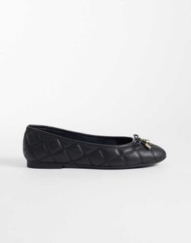 Tommy Hilfiger Tommy Hilfiger quilted ballet flats in black