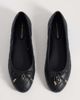Tommy Hilfiger Tommy Hilfiger quilted ballet flats in black - 2