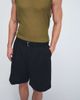 Tommy Hilfiger Tommy Hilfiger relaxed linen mix pleated shorts with belt in black - 2