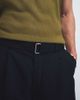 Tommy Hilfiger Tommy Hilfiger relaxed linen mix pleated shorts with belt in black - 3
