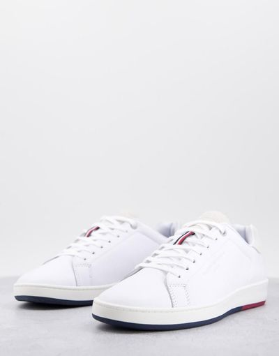 Tommy Hilfiger Tommy Hilfiger retro tennis sneakers in white