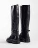 Tommy Hilfiger Tommy Hilfiger Rossie leather knee high boots with buckles in black - 2
