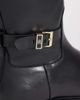Tommy Hilfiger Tommy Hilfiger Rossie leather knee high boots with buckles in black - 3