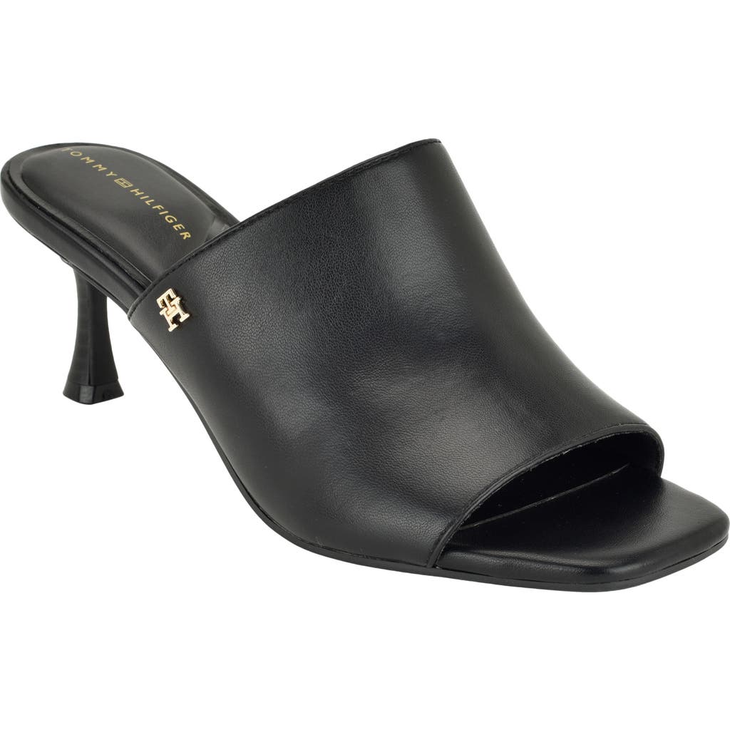 Tommy Hilfiger Tommy Hilfiger Sassey Faux Leather Slide Sandal