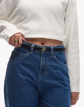 Tommy Hilfiger Tommy Hilfiger script logo belt in black