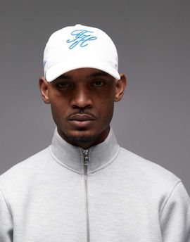Tommy Hilfiger Tommy Hilfiger script logo cap in ecru-White