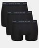 Tommy Hilfiger Tommy Hilfiger signature cotton essentials 3 pack boxer briefs in black - 1