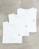 Tommy Hilfiger Tommy Hilfiger Signature Essential flag 3 pack t-shirt in white - 1