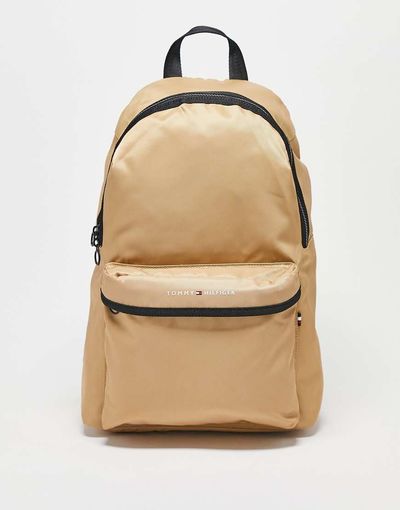 Tommy Hilfiger Tommy Hilfiger skyline backpack in tan-Brown