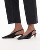 Tommy Hilfiger Tommy Hilfiger slingback heels with buckle detailing in black - 1