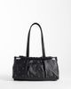 Tommy Hilfiger Tommy Hilfiger soft leather shoulder bag in black - 4
