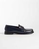Tommy Hilfiger Tommy Hilfiger study brushed leather loafers in navy - 1