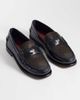 Tommy Hilfiger Tommy Hilfiger study brushed leather loafers in navy - 4