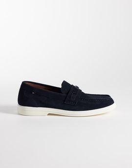 Tommy Hilfiger Tommy Hilfiger suede loafers in navy