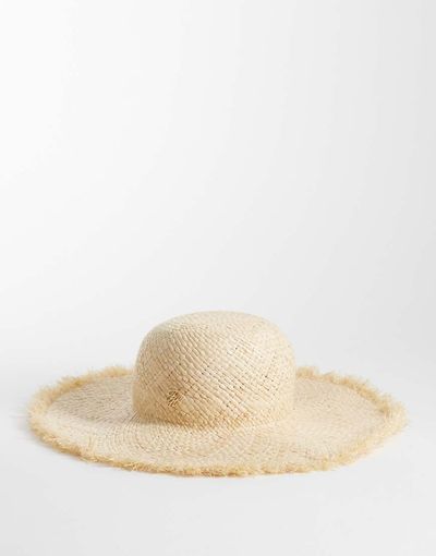 Tommy Hilfiger Tommy Hilfiger summer shop straw hat in natural-Neutral