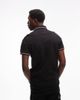 Tommy Hilfiger Tommy Hilfiger tipped slim fit polo shirt in black - 2