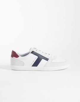 Tommy Hilfiger Tommy Hilfiger Tribeca real premium leather sneakers in white