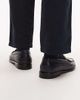 Tommy Hilfiger Tommy Hilfiger two tone leather penny loafers in navy & cream - 3
