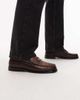 Tommy Hilfiger Tommy Hilfiger two tone penny loafers in brown - 1