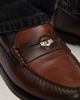 Tommy Hilfiger Tommy Hilfiger two tone penny loafers in brown - 2
